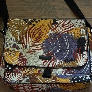 Vera Bradley laptop bag with two compartments